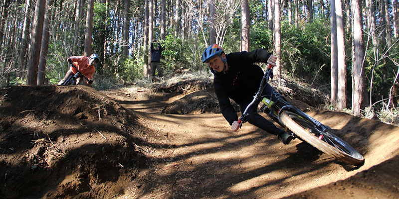 forest biking